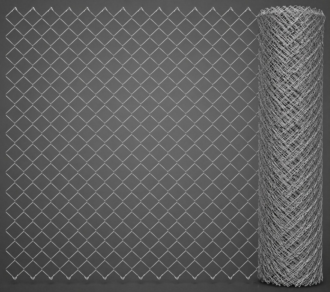 6 feet 275 GSM galvanized chain link fence mesh