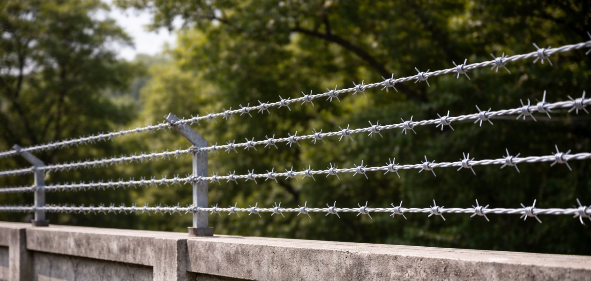 275 GSM Galvanized Barbed Wire for High-Security Boundary Fencing and Perimeter Protection