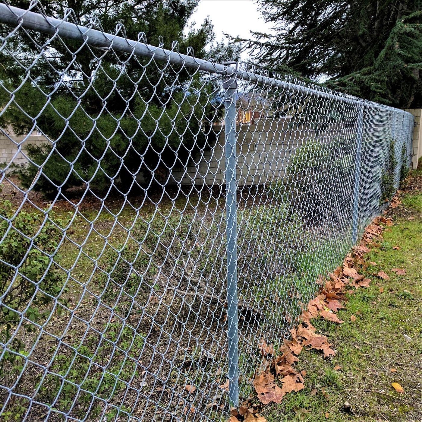 6 Feet 100 GSM Galvanized Chain Link Fence with Steel Posts for Residential, Agricultural, and Commercial Boundary Fencing